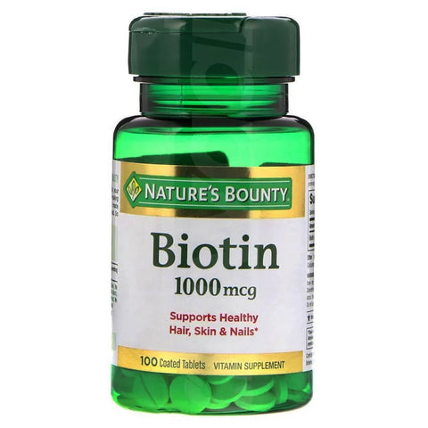 Natures Bounty Biotin 1000 Mcg Tablets