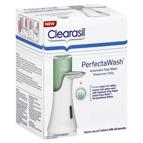 Clearasil Perfecta Wash Automatic Face Wash Dispenser & Refills Kit