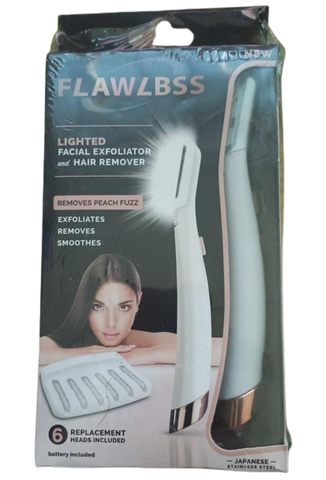 Flawlbss Lighted Facial Exfoliator Hair Remover