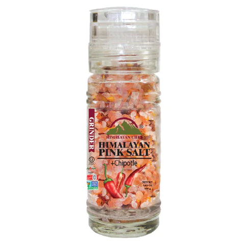 Himalayan Pink Salt Chipotle Grinder 100g