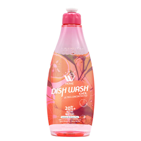 WBM Dish Wash Gel Lemon & Green Tea 500ml