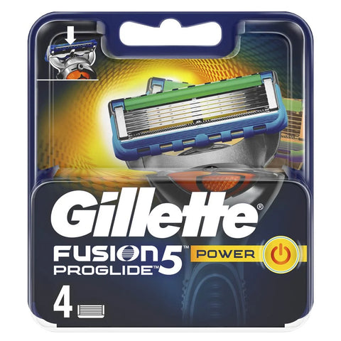 Gillette Fusion Proglide Power Blades 4 Cart