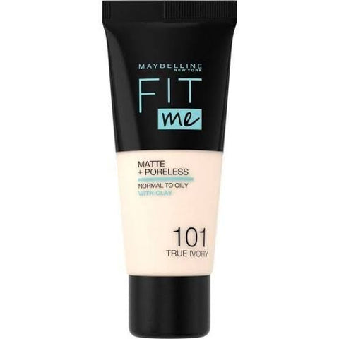 Fit Me Matte And Poreless Liquid Foundation 101 True Ivory