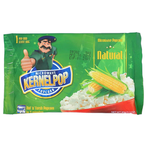 Kernel Pop Microwave Natural 4x90g