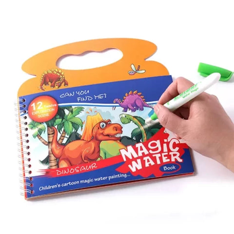 Magical Water Painting Book Toddler Early Education Toys Reusable