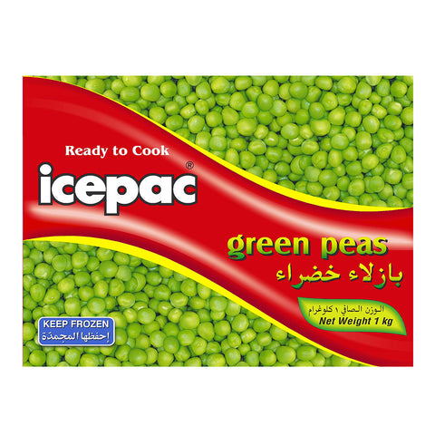 Icepac Frozen Green Peas 1kg