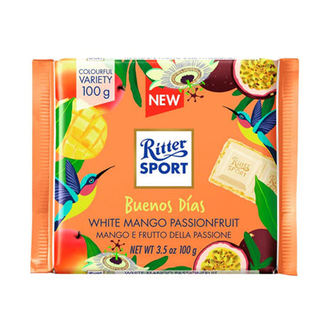 Ritter Sport White Mango Passionfruit 100g