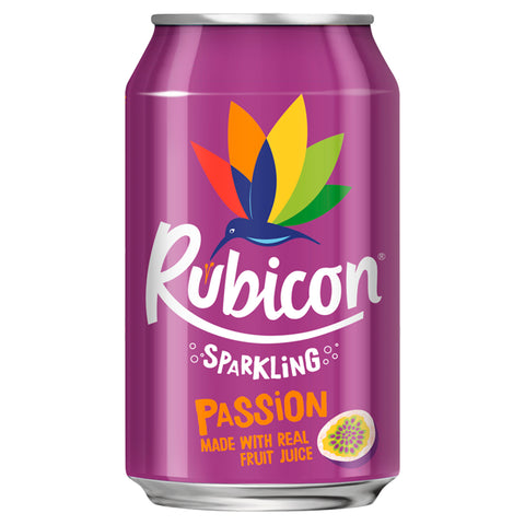 Rubicon Sparkling Drink Passion Tin 330ml