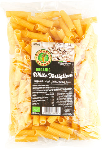 Organic Larder White Durum Wheat Tortiglioni 500g