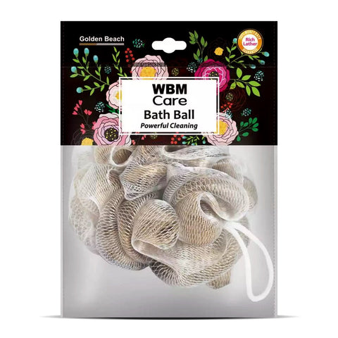 WBM Bath Sponge Ball Golden Beach