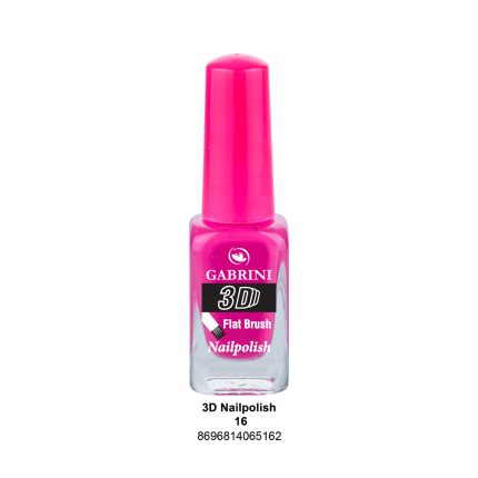 Gabrini Flat Brush 3D Nail Polish 16