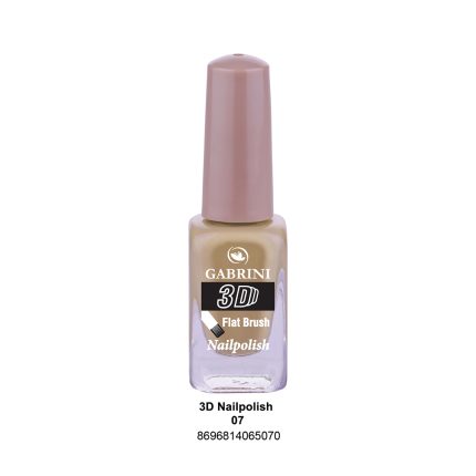 Gabrini Flat Brush 3D Nail Polish 07