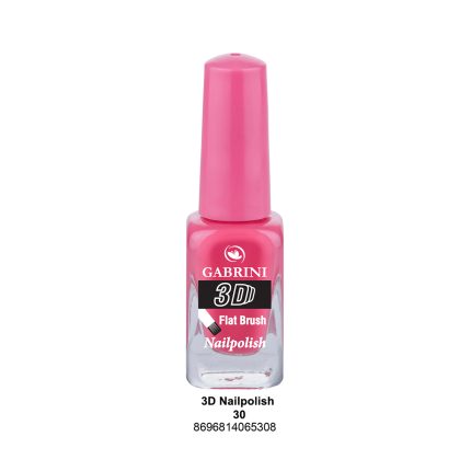 Gabrini Flat Brush 3D Nail Polish 30