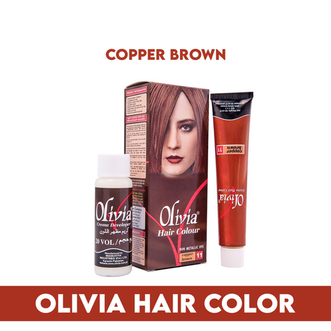 Olivia Copper Brown Hair Colour