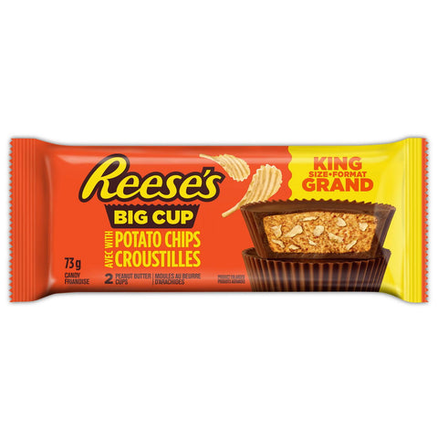 Reeses Big Cup With Potato Chips 73g