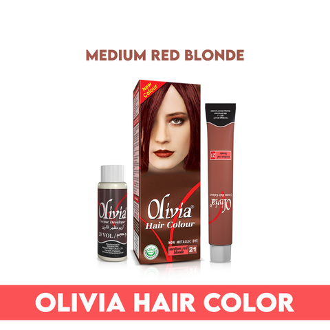 Olivia Hair Colour - Medium Red Blonde