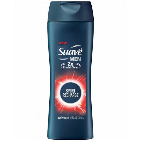 Suave Men Body Wash Sport Recharge 354ml