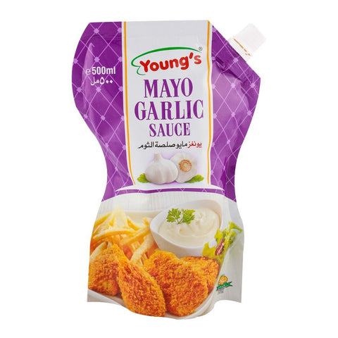 Youngs Mayo Garlic Sauce 500ml