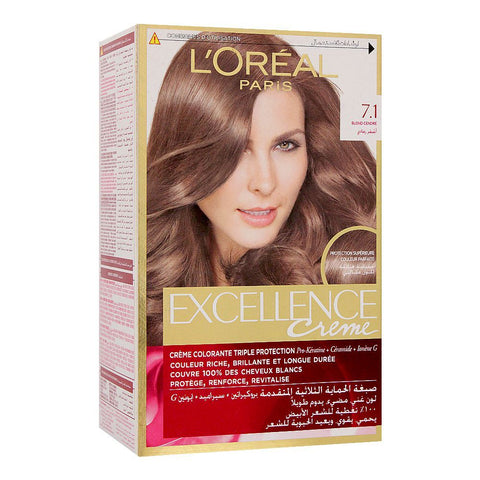 Loreal Hair Color Exc Ash Blonde No-7.1