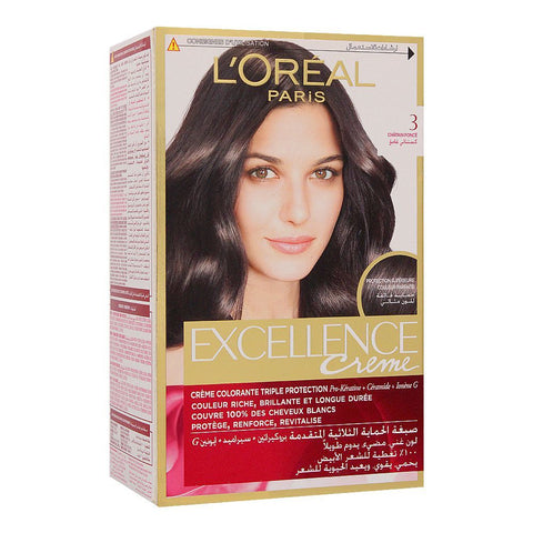 Loreal Exc Hair Color Dark Brown 3