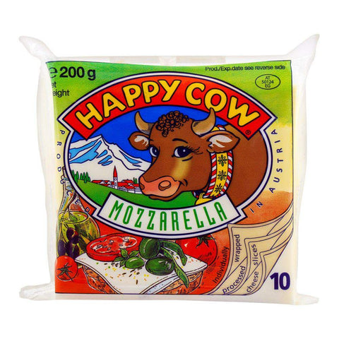 Happy Cow Slice Cheese Mozzarella 200g