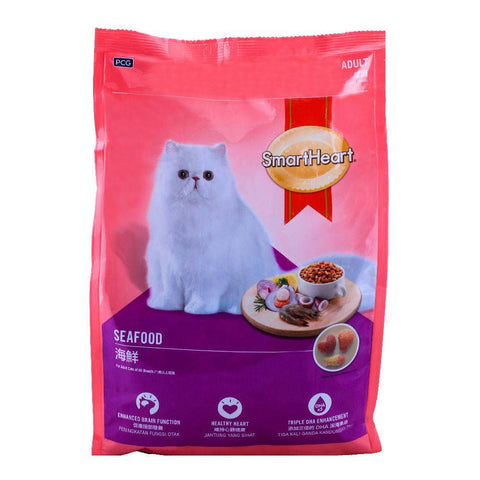 Smart Heart Cat Food (480g,Seafood )