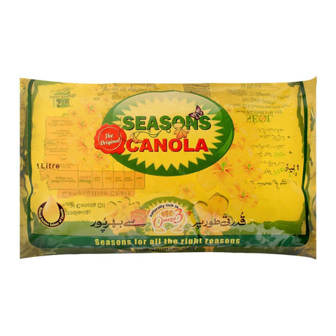 Seasons Canola Oil Pouch 1L