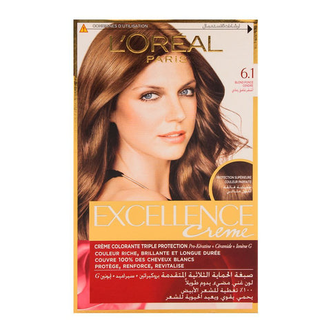 Loreal Exc Hair Color Dark Ash Blonde 6.1