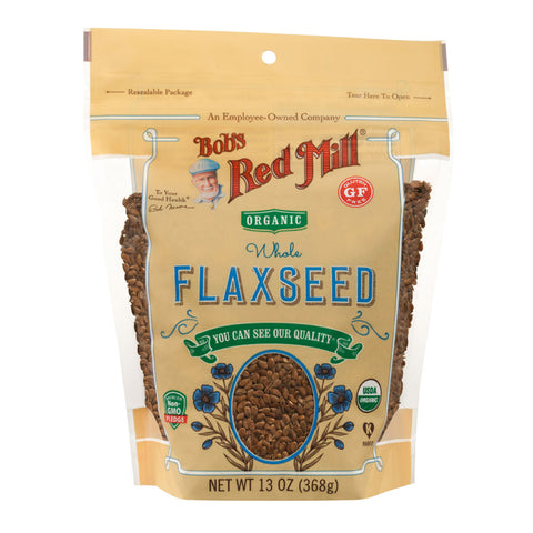 Brm Organic Whole Brown Flaxseed 368G