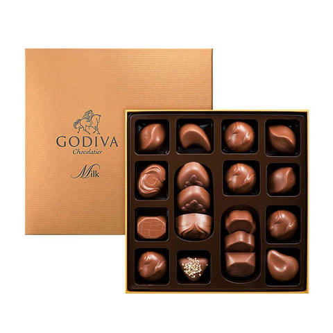 Godiva Chocolate Milk Assorted 18/Ct 220g