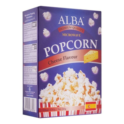 Alba Microwave Cheese Pop Corn 240g