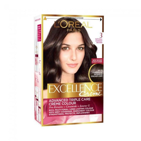 Loreal Excellence Hair Color Dark Brown 3