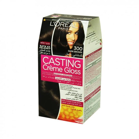 Loreal Paris Gloss Darkest Brown Casting 300