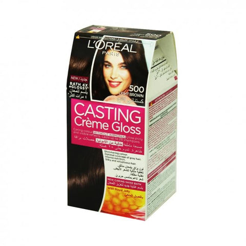 Loreal Paris Gloss Light Brown 500 Hair color