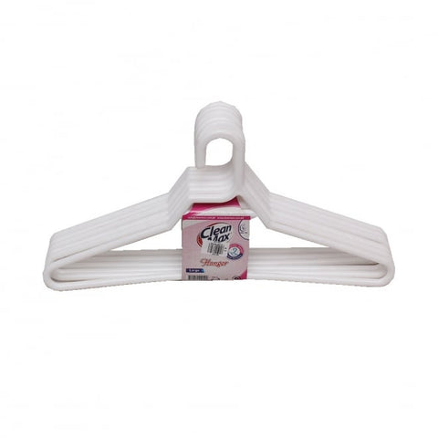 Clean Max Hanger Plastic (White) (x6)