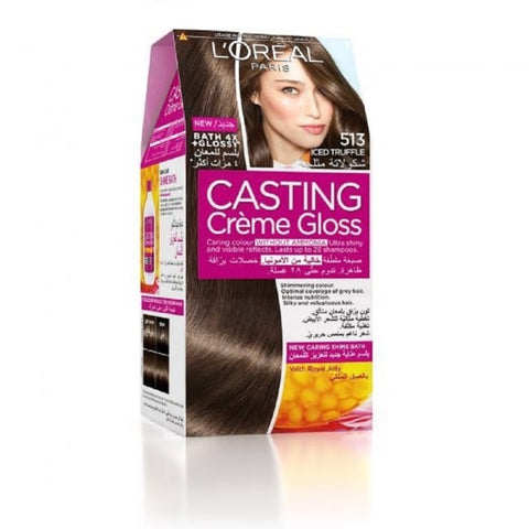 Loreal Casting Hair Color Gloss ICED TRUFLE 513