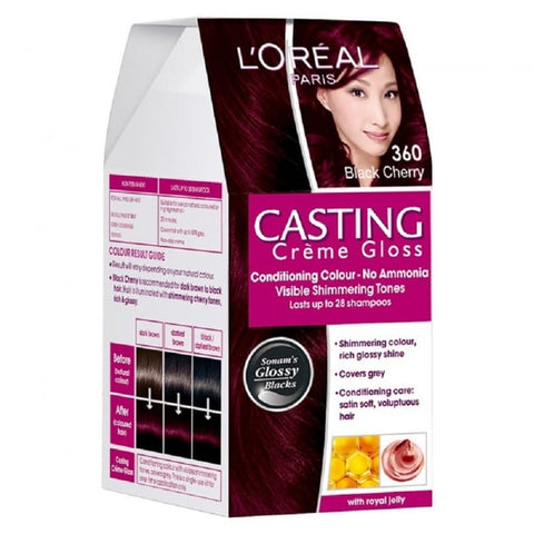 Loreal Casting Hair Color Gloss CERISE Noir 360