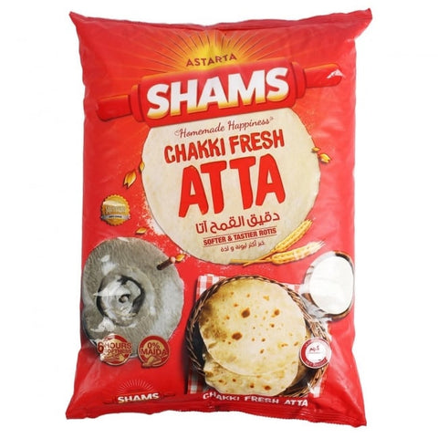 Shams Grains Chakki Atta 10KG