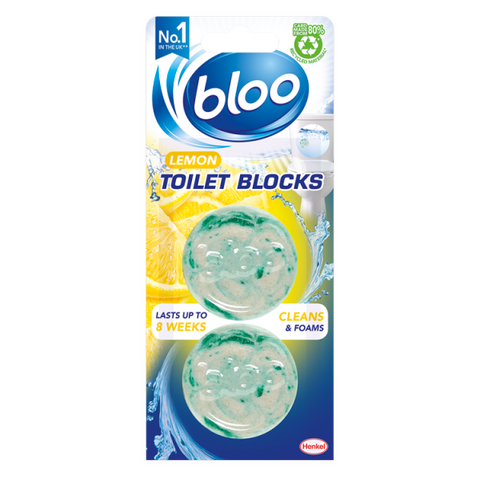 Bloo Toilet Air Freshner Lemon 2X38 Gm