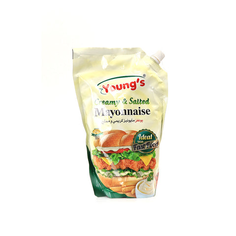 Youngs Creamy & Salted Mayonnaise 1L