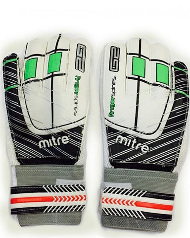 Mitre G2 Finger Spines Football Goal Keeping Gloves