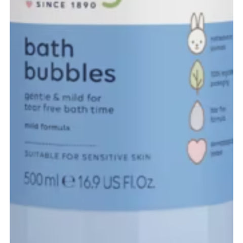 Boots Baby Bedtime Bath Bubbles 500ml