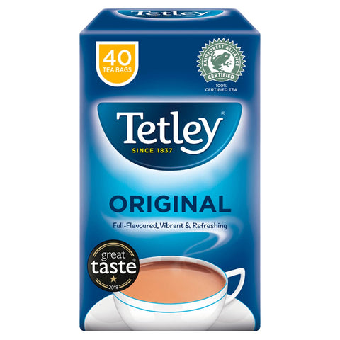 Tetley Original 40 Tea Bags 125g