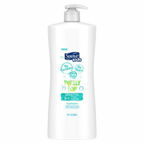 Suave Kids Purely Fun Sensitive Shampoo 828Ml