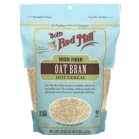 Brm Organic Oat Bran 18Oz 510G