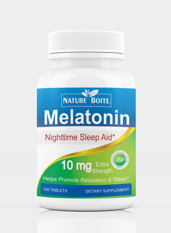 Melatonin Nighttime Sleep Aid 10Mg 120 Tablets