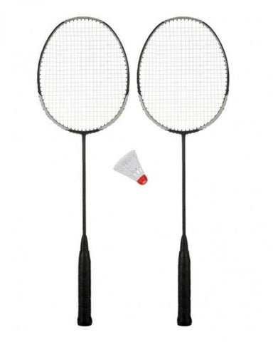 Eminent Pro 6070 Pair of Badminton Rackets & Shuttle For Kids & Adult Unisex