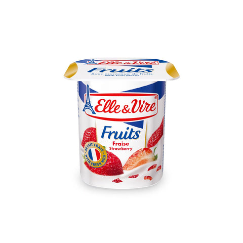 Elle & Vire Yogurt Strawberry 125g: