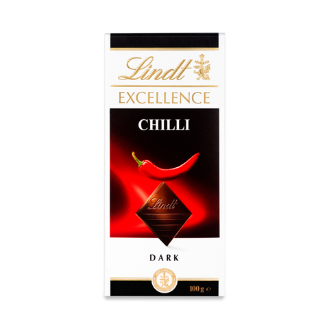 Lindt Chocolate Exc Chilli 100g