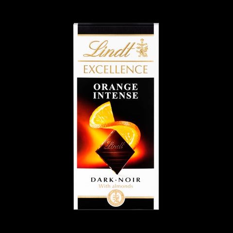 Lindt Excellence Orange Intense Dark Chocolate Bar 100g